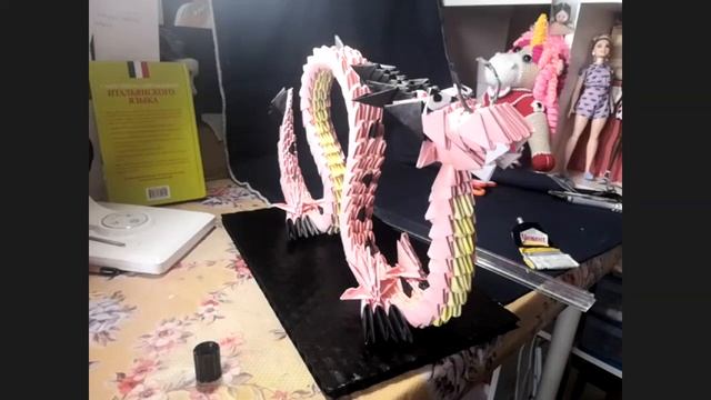 Оригами. Заключительное занятие.Трансляция. Подставка под дракона смотреть онлайн