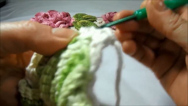 Passo à Passo Porta Papel Higiênico Do Jogo De Banheiro Em Crochê Com Flores