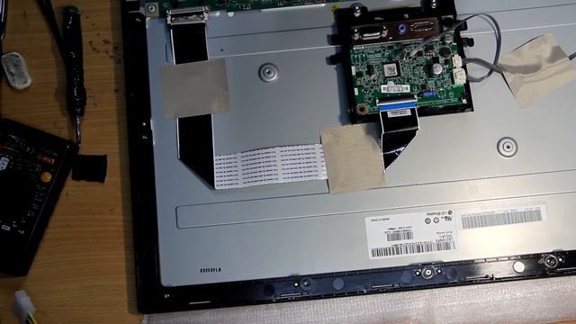 Диагностика неисправности изображения монитора LG 22MP65 смотреть онлайн