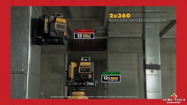DeWalt 12 V Laser Family смотреть онлайн