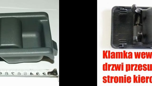 Klamka LEWA boczna drzwi bocznych lewych przesuwnych FIAT DUCATO II od 1998 do 2006 смотреть онлайн