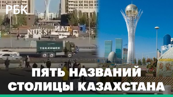 Из Астаны в Нур-Султан и обратно. Как меняла названия столица Казахстана