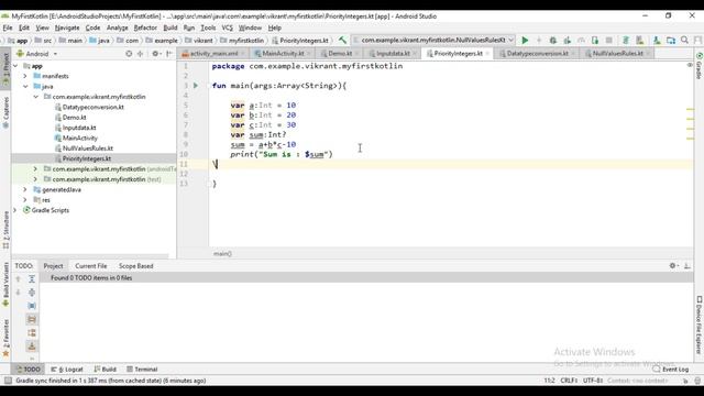 Kotlin in Hindi (Lecture 12), Priority in Integers - Full tutorial on Android App Development смотреть онлайн