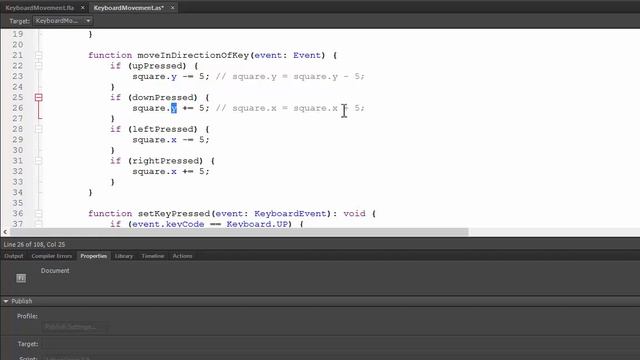 15 More Events and Selection - Keyboard events, if statement, switch statement смотреть онлайн