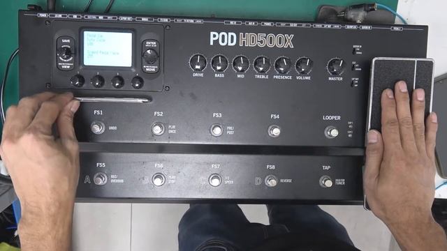 How to calibrate pedal on POD HD500X LINE6 for electric guitar? смотреть онлайн