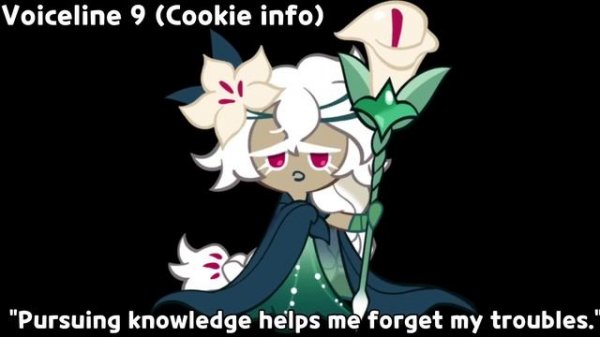 [LEAKS] White Lily Cookie's Voicelines! || Cookie Run Kingdom