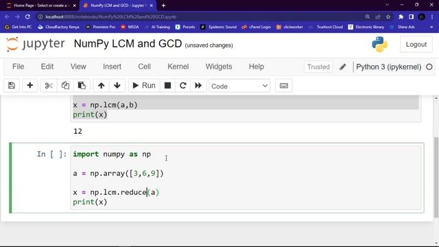NumPy UFUNC | LESSON 9 | NUMPY LCM & GCD смотреть онлайн