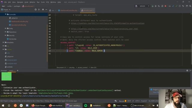 Creating a Login with Symfony 5 - User and Auth смотреть онлайн