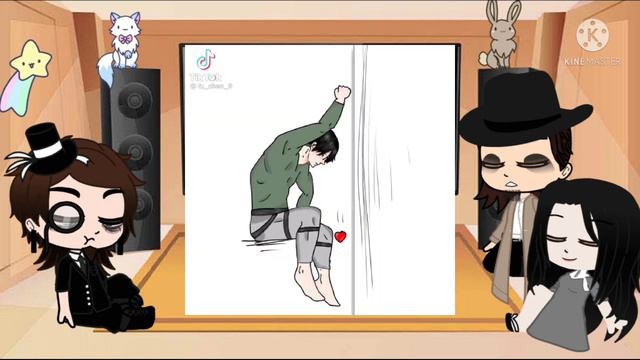 Levi parents react to tik toks /Levi реакция семьи Леви на тик ток /на Леви/aot reaction to levi смотреть онлайн