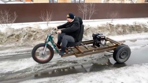 СУПЕР ТРИЦИКЛ (ТРАЙК) своими руками #9! ПЕРВЫЙ ВЫЕЗД!