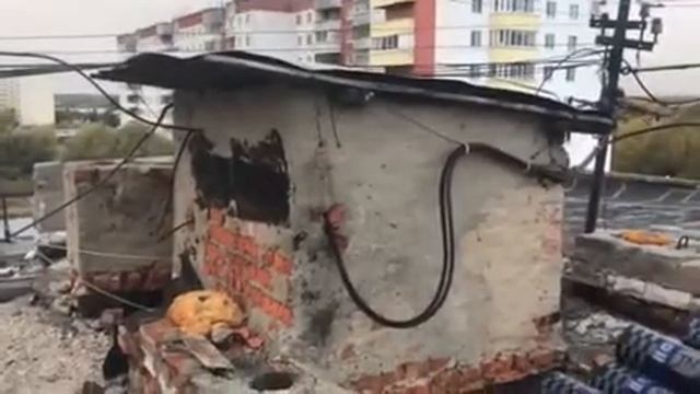 2021 09 26 Глазовская 9 начат капитальный ремонт кровли смотреть онлайн