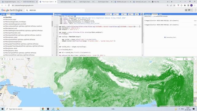 Google Earth Engine -Time Series NDVI Extraction from MODIS and Sentinel-2 Data смотреть онлайн