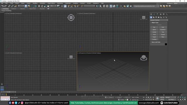 3ds Max 2022 Básico 02 Espacio de trabajo, herramientas y carpetas de proyectos смотреть онлайн