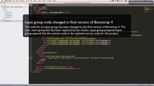 Bootstrap 4: Create a knowledge base – Index – Search смотреть онлайн