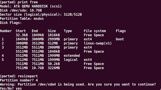 Resize an extended partition with free space смотреть онлайн