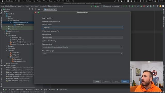 [TUTORIAL] SPLASH screen API en KOTLIN - Con ANIMACIONES en ANDROID 12 - DESDE CERO - ANDROID STUDI смотреть онлайн
