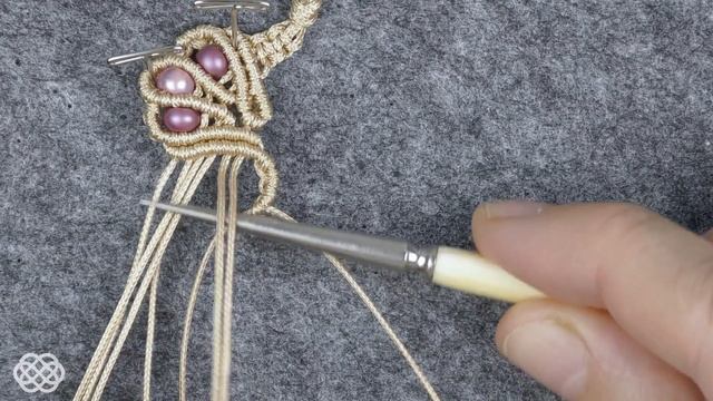 Floral Macrame Bead Bracelet NEW Pattern Tutorial смотреть онлайн