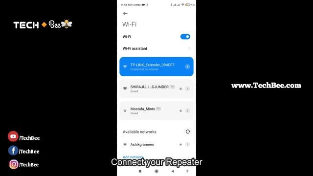 TP -Link TL -WA855RE WiFi Range Extender Setup || Tech Bee