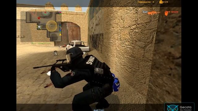 ИГРАЮ С ДРУГОМ ПО ХАМАЧИ В КСС В34 смотреть онлайн