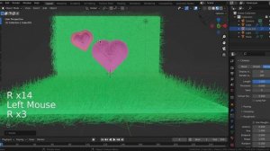 Blender 3D Tutorial fluffy heart/Как сделать пушистое сердце в Блендер