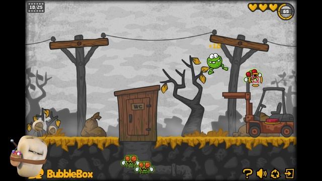Супер Лягушка спасает планету от Мух Мутантов в развлекательной игре Frogout смотреть онлайн