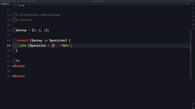 Curso PHP - 019 - Foreach con arrays смотреть онлайн