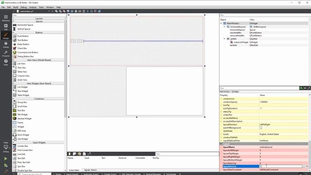 C++ GUI with Qt 5 [or Qt 6] | Create Notes app - Part 1: GUI design смотреть онлайн