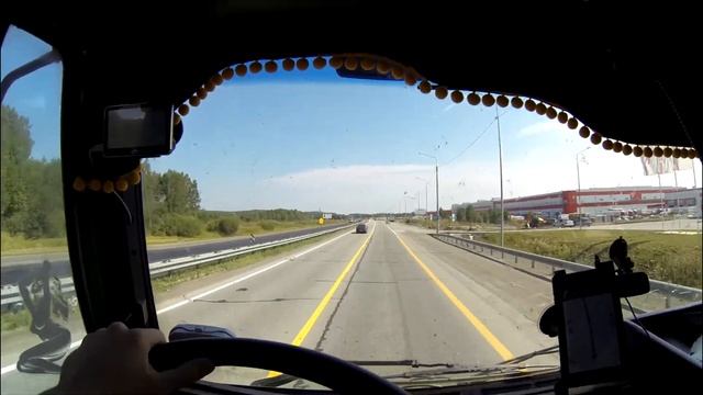 Маз 5432. Через всю Страну. р.Кама. Пермь. Красавинский мост. Тюмень.Часть 5. смотреть онлайн