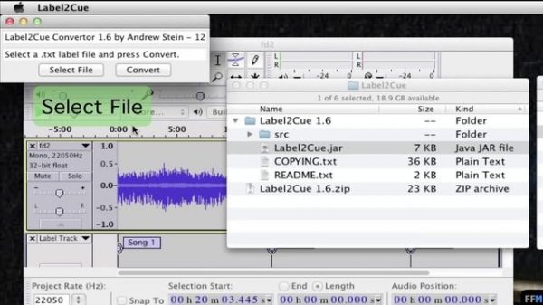 Create Cue Sheet from .MP3 Free on Mac