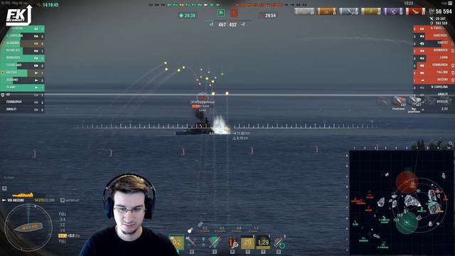 I thought Akizuki was carry material - World of Warships смотреть онлайн