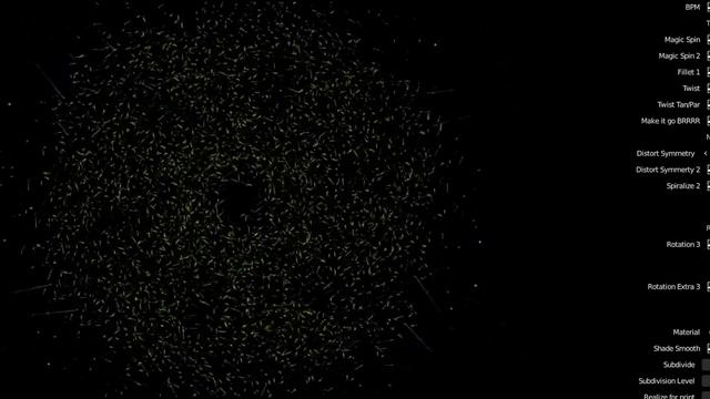Geometry nodes Live fractal setup смотреть онлайн
