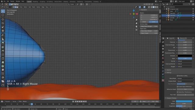 Моделирование постели (с бельём) в Blender смотреть онлайн