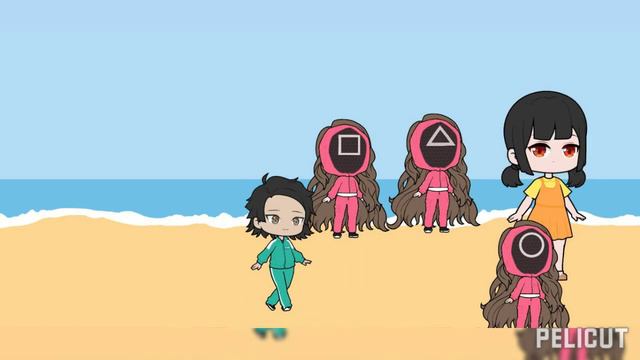 игра в кальмара в игре YOYO dol смотреть онлайн