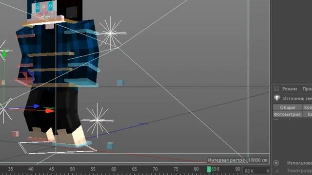 CINEMA 4D Minecraft Как я создаю 1 часть смотреть онлайн