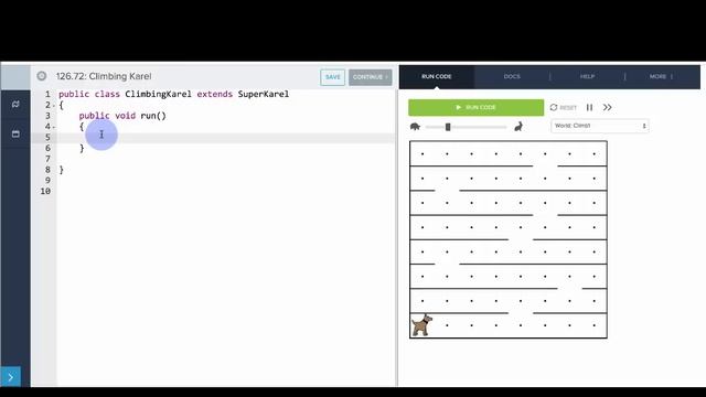 AP Java - Karel Examples смотреть онлайн