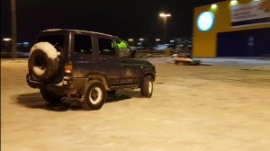 Уаз 3160, снег, дрифт