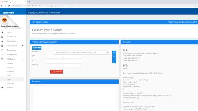 Traceability Blockchain API Walkthru смотреть онлайн