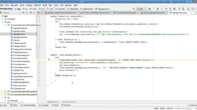 APLICACIÓN MÓVIL DE FERRETERÍA CON ANDROID STUDIO Y SQL SERVER смотреть онлайн