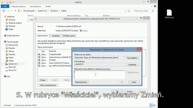 Poradnik - Jak nadać uprawnienia dla pliku/folderu, by go usunąć/zmienić. смотреть онлайн
