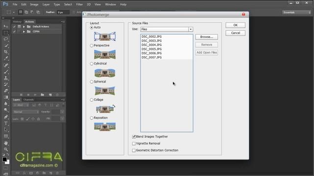Собираем панораму средствами Photoshop смотреть онлайн