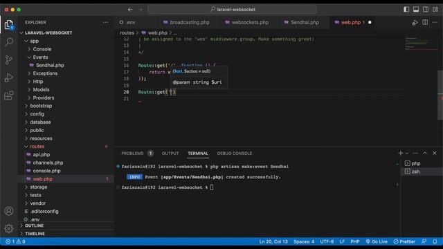Laravel 10 & Websocket - Channel Public смотреть онлайн