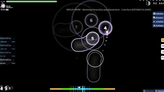 Crab Rave / Крабий рейв Osu! смотреть онлайн
