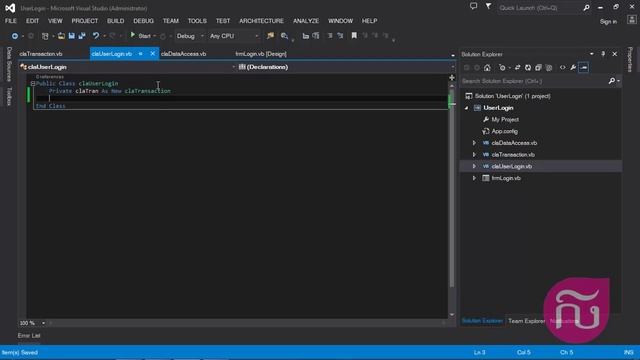 Advance User Login OOP, Thread, Dictionary and SQLServer VB.NET Tutorial смотреть онлайн