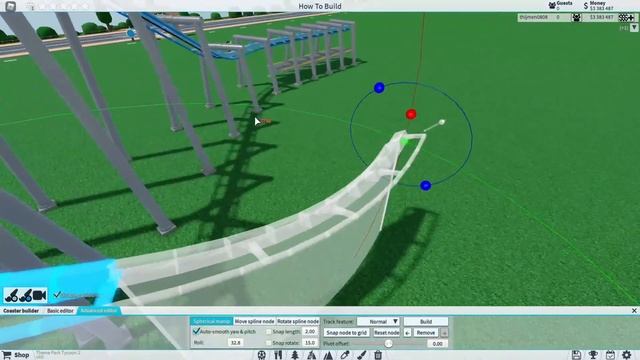 Inverted Coaster| How To Build | Theme Park Tycoon 2 смотреть онлайн