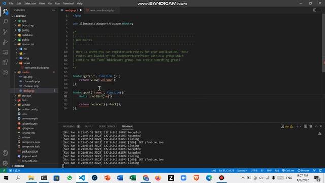Laravel Redis Publish смотреть онлайн