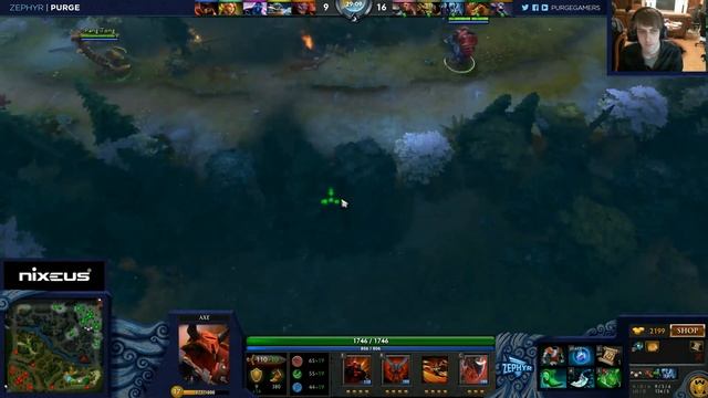 Dota 2 Purge plays Axe смотреть онлайн