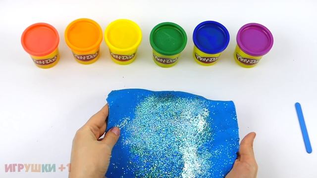 DIY How to Make Rainbow Ice Cream Popsicles with Clay смотреть онлайн