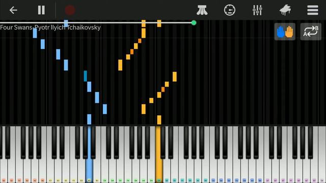 Four Swans - Pyotr Ilyich Tchaikovsky (The Perfect Piano) (Normal) (Both Hand) смотреть онлайн