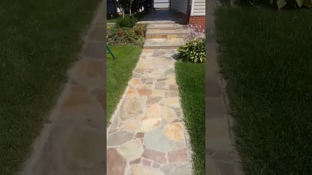 Укладка натурального камня