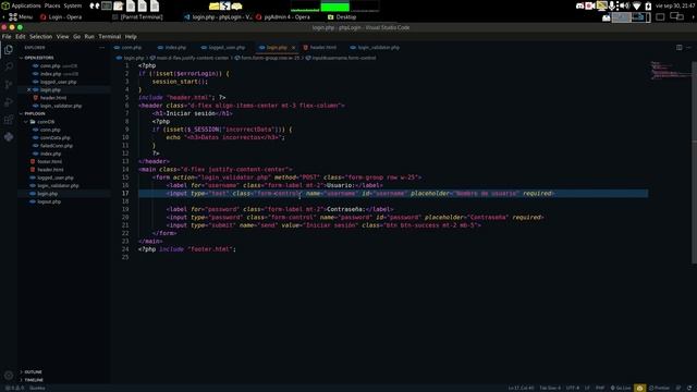 Login with PHP & PostgreSQL смотреть онлайн